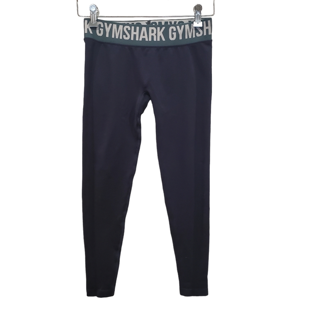 Gymshark Fit Seamless Leggings Size Small Navy Blue Compression